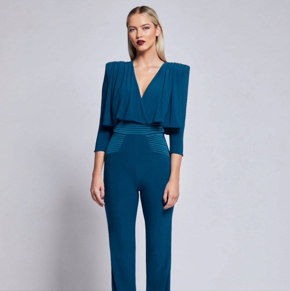 Zhivago Will Teal Jumpsuit